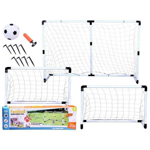 Picture of 2 IN 1 FOOTBALL SET SIZE 180X60X120CM